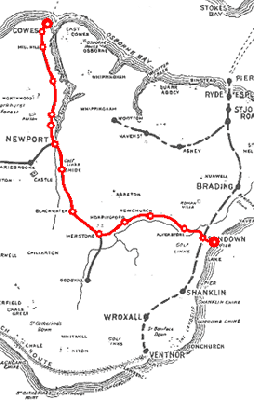 proposed route of tramway
